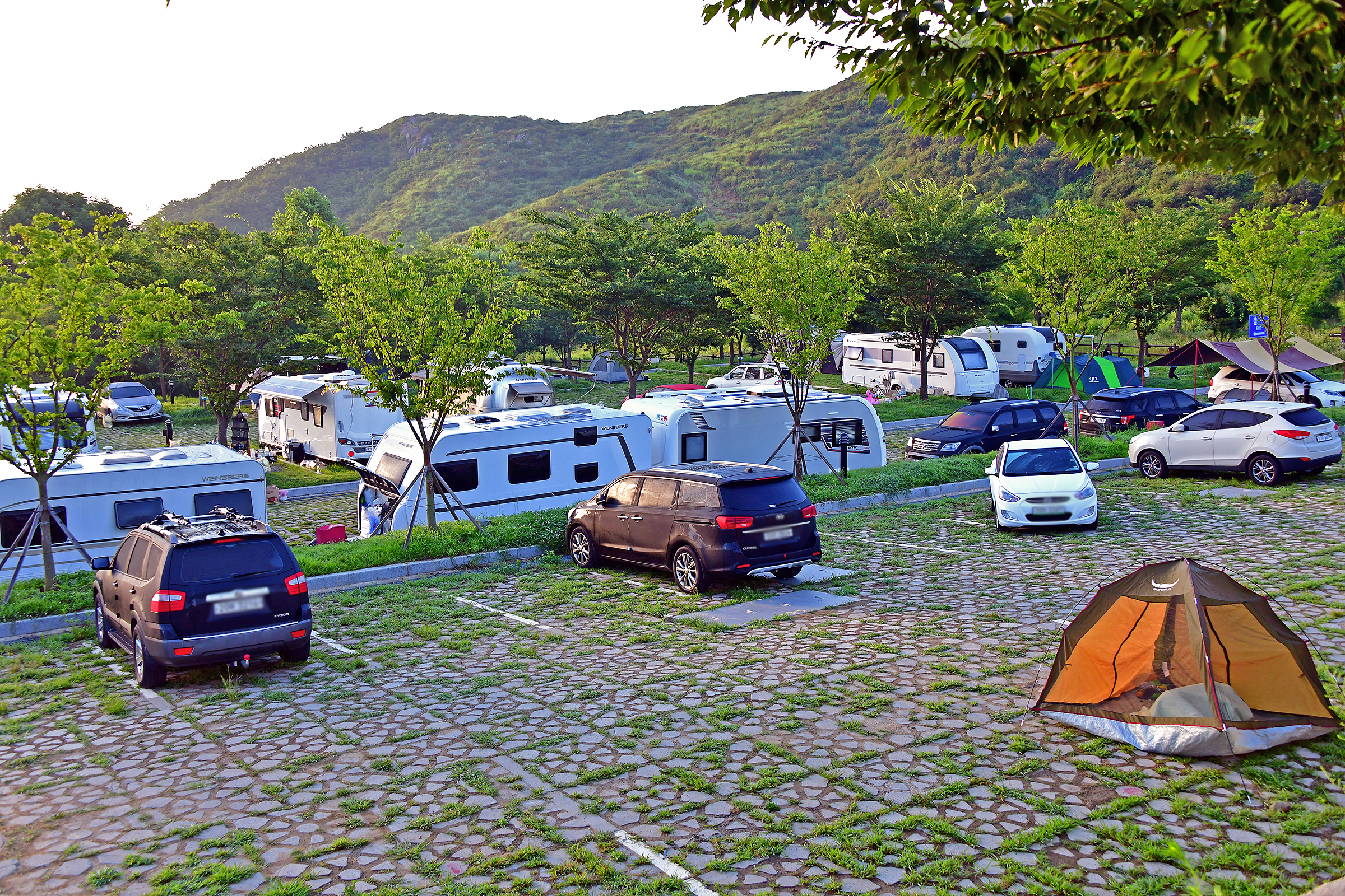 황매산오토캠핑장 제1캠핑