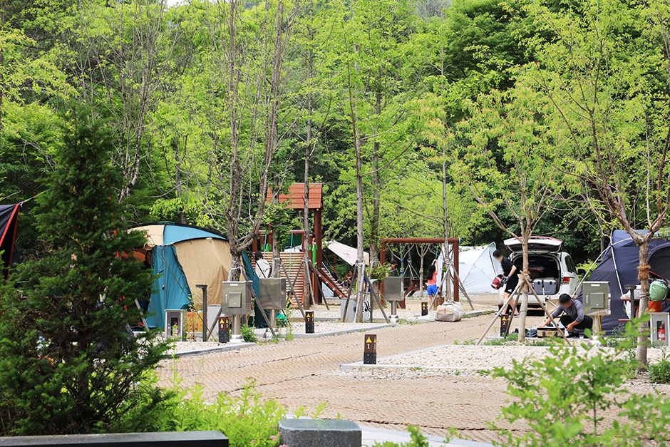 청평사 국민여가 캠핑장