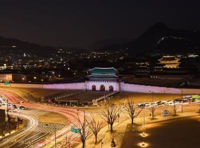 광화문광장 야경